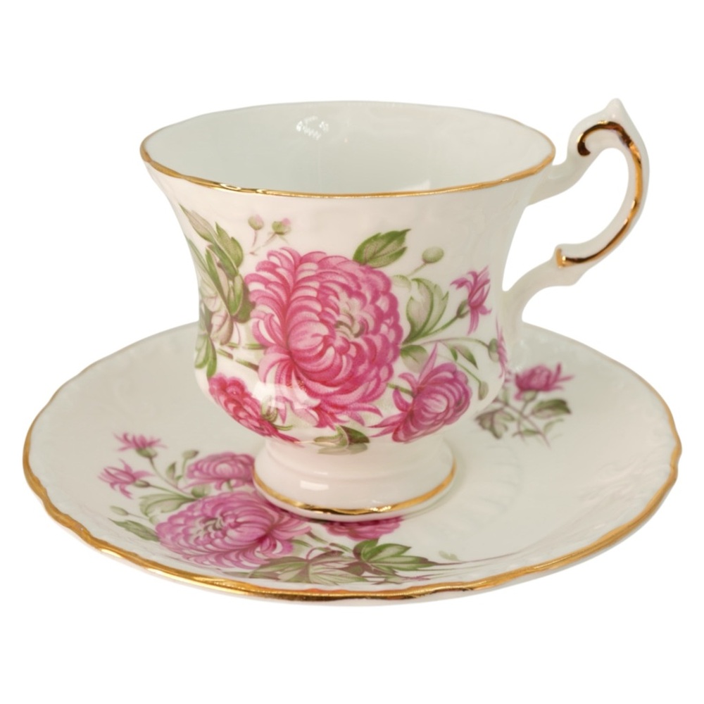 Paragon Fine Bone China with Chrysanthemum flower